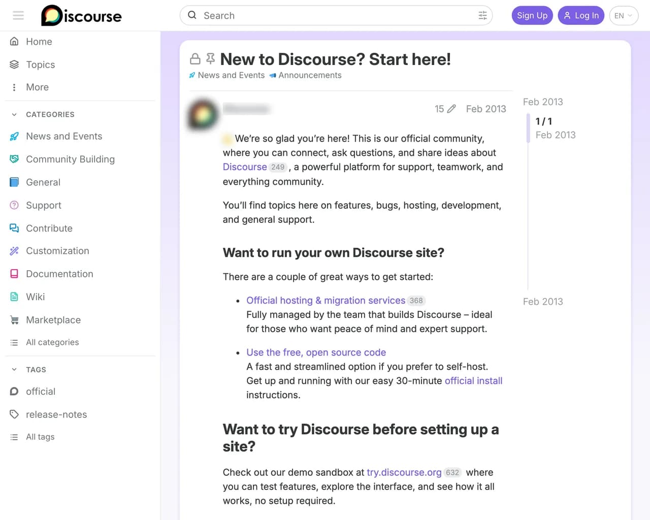 Real customer reviews on Discourse, read by Adlicio