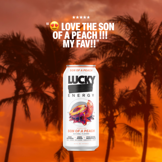 Lucky Energy ad